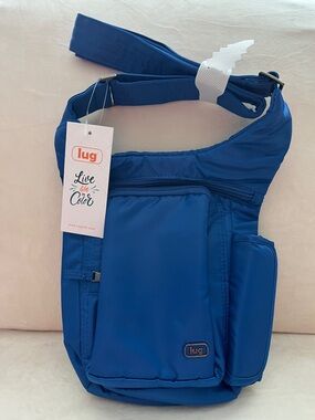 LUG - Pivot Crossbody Bag in Azure Blue